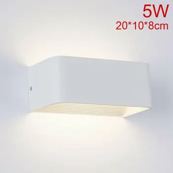 [YGFEEL] LED Lămpi de Perete 5W 10W 15W AC85-265V Moderne Dormitor Simplu Lumini Interior Sufragerie, Coridor Iluminat Material Aluminiu