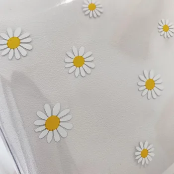 Aelicy Sac de Mesager Femei 2020 Moda pentru femei Transparent Crossbody Sac PVC Daisy Imprimare Saci de Umăr de Vara Noi