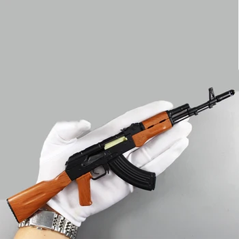 1:3.5 AK47 Pistol de Model Metalice DIY Pistol de Model Static Decor Nu se Poate Trage Copiii Cadou