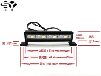 RC de control Radio de mașină pe șenile bara de lumină LED-uri pentru SCX10 III TRX4 1/10 opțiune de upgrade piese