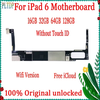 Bine Testate Pentru iPad 6 Air 2 A1566 Placa de baza Versiunea Wifi Original de deblocare Pentru iPad 6 Air 2 cu/fara Touch ID Logica bord
