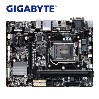 LGA 1150 Pentru Intel DDR3 Gigabyte GA-B85M-D2V Original USB3 Placa de baza.0 16G B85 B85M-D2V Desktop Placa de baza SATA III Folosit