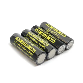 Acumulator TrustFire 21700 3.7 V 40A 4000mAh 14.8 W Baterie Reîncărcabilă Litiu Baterii cu Protected PCB Pentru Jucării/Instrumente Electrice