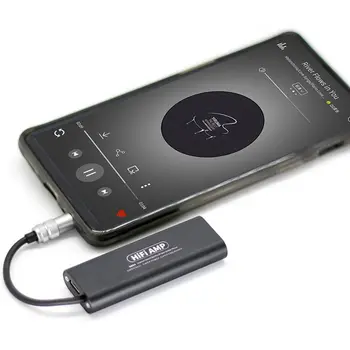 ARTEXTREME SD05 Amplificator pentru Căști HIFI Profesional Portabil Mini de 3,5 mm pentru Căști Amp(Negru)