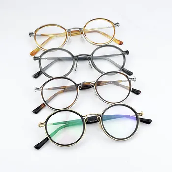 Brand rundă de titan rama de ochelari pentru bărbați ochelari de vedere femei miopie rama de ochelari optice ochelari rame pentru barbati rame de ochelari