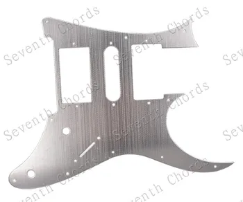 Metal Aluminiu 10 Găuri HSH Chitara Pickguard Anti-Zero Placa Pentru Chitara Electrica Înlocuire - 2 Gropi
