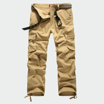 Noua Tactică Pantaloni Barbati Militare Pantaloni De Bumbac Multe Buzunare Om Casual Pantaloni Largi Streetwear Direct Pantalones Hombre