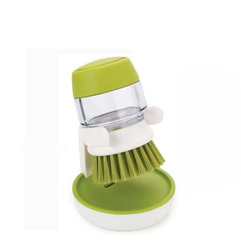 1buc Verde Perie de Spălare de Inovare de spălat Vase Curate Utilizate Pentru Depozitarea De Săpun Detergent Rezervor de Detergent de Spălat
