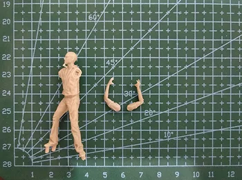 1/35 vechi Zombie, 1 Mascul Rășină figura truse Model in Miniatura gk Unassembly Nevopsite