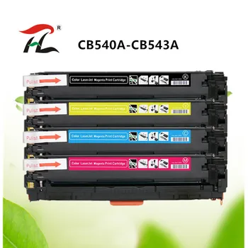 1set Compatibil cartuș de toner CB540A CB541A CB542A CB543A 125A pentru HP laserjet 1215 CP1215 CP1515n CP1518ni CM1312 printer