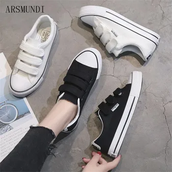 ARSMUNDI 2019 Nouă de Primăvară Și de Toamnă Mici, Albe, Pantofi de Moda pentru Femei Sălbatice de Culoare Solidă pentru Femei Pantofi Casual Adidasi M453