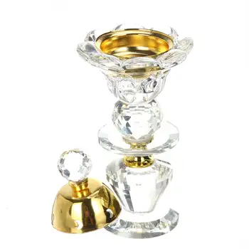 6 Tip Portabil Mini Bakhoor Arzător De Tămâie Metal Ochiuri De Cristal Diamante Stil Arab Tămâie Tradiționale Eid Mabkhara Decor