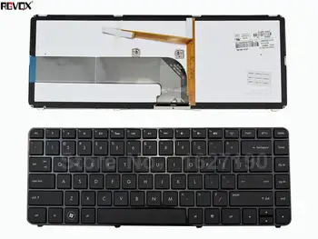 Noi NE-Tastatura Laptop Pentru HP DV4-3000 LUCIOS CADRU NEGRU cu iluminare din spate PN:SG-47110-XUA Retipărire Notebook, Inlocuire tastaturi