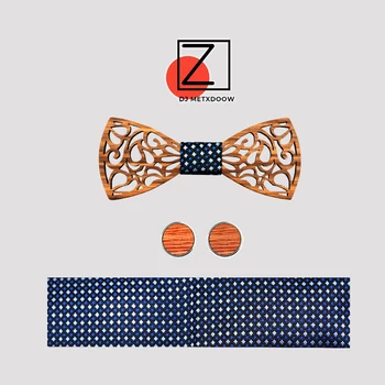 Z-110 Moda Papion din Lemn Domn papioane Handmade Model de Culoare Cravată Petrecere papioane Fluture de Lemn Gol afară de Cravată pentru Om