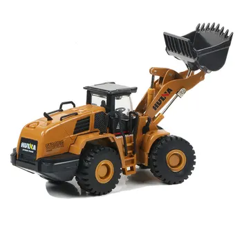 1:50 Aliaj turnat sub presiune dumper Excavator excavatoare pe Roți de Tractor Metal Model Constructii de Inginerie Vehicul Jucării pentru Băieți Masina