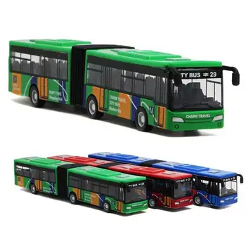 1 Set Multicolor De Interior De Colectare Aliaj De Autobuz Autobuz De Jucărie Model Interesant, Birou Aliaj Masina Jucărie De Buzunar Decor Cultiva Interesul