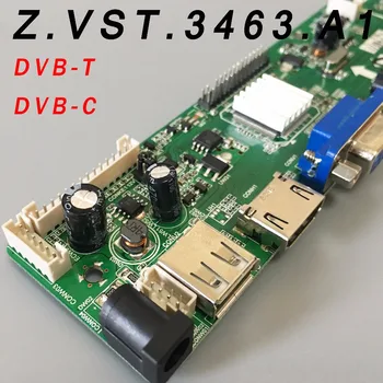Z. VST.3463.A1 V56 V59 Universal LCD Driver de Placa Suport DVB-T2 TV Bord+7 Comutator cu Cheie+IR