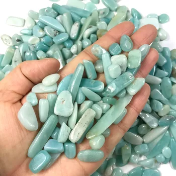 Albastru DIY 100g Lumină Naturală Amazonite Pulbere de Cristal Pietriș Piatră Brută piatră Minerală Rezervor de Pește Bonsai Decorare Piatră de Energie