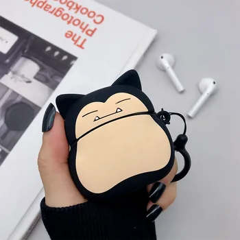 AirPods Pro Silicon Anti-drop set cu Cască Bluetooth Cutie de Desene animate Pokemon Kawaii kabimon Caz de Protecție de Moda Cutie Cadou