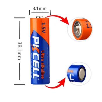 50PCS PKCELL AAAA Baterii Alcaline LR61 AM6 Baterii de 1,5 V E96 LR8D425 MN2500 MX2500 4A Pentru Cască Bluetooth Ceas Deșteptător
