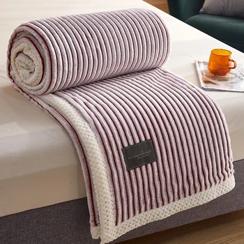 AB parte Plapuma de Iarnă lână Cașmir fular/quilt capac Galben Gri cald pătură moale 150*200 home textile lenjerie de pat