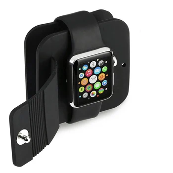 Silicon Cablu de Încărcare Bobinator Stand Dock Cablu de Titularul Portofel Cutie Bază Pentru Apple Watch 4 Pentru Iwatch 38MM 42MM