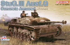 Model la scara 1/35 Carte Dragon 6891 Beton Blindat StuG.III Ausf.G w / Zimmerit