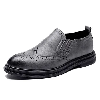 2020 Barbati Pantofi Rochie Handmade Bocanc Stil Paty Nunta De Piele Pantofi Oxfords Piele Formale Pantofi