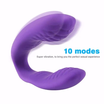 U Tip De Silicon Vibrator Punctul G, Clitorisul Stimula Vibratoare Jucarii Sexuale Pentru Femei Erotic Adult Jucărie Sexuală Pentru Femei Se Masturbeaza
