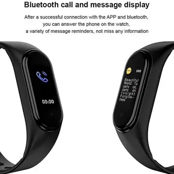 M5 Inteligent Bratara Sport Digital Bratara Rata De Inima Tensiunea Smartband Bluetooth Heart Rate Monitor Watch M5 Ceas Inteligent