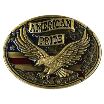Cowboy Vest De Epocă Rece Relief American Pride Golden Eagle Catarama Regla Roller Pin Cataramă Pentru Bărbați Curea Din Piele