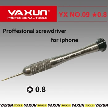 YAXUN NR.09 Precizie Surubelnita Pentalobe pentru iPhone 7 6s 5s 5c 5 4s 4 Jos Stele de 0,8 mm Șuruburi de Deschidere Instrumente de Reparare