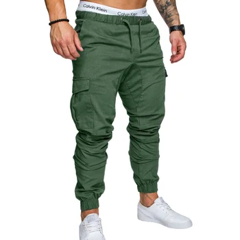2019 Brand Bărbați Pantaloni Hip Hop Harem Pantaloni Joggers 2018 Masculin Pantaloni de Mens Joggeri Solid Multi-buzunar de Pantaloni de Trening Marimea M-3XL
