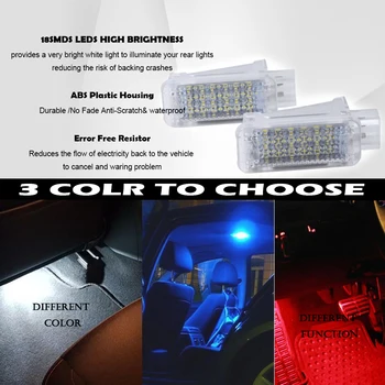 LED-uri auto de interior picioare portbagaj torpedou cupola de lumini pentru citit pentru Audi TT R8 A8 S8 D4 Q7 A6 S7 S6 C6 Q5 RS4 B7 A4 B8 A3 A2 A1