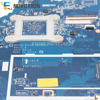 NOKOTION ACLU9 / ACLU0 NM-A311 PLACA de baza Pentru Lenovo G50-30 G50 laptop Placa de baza PROCESOR N2840 DDR3L