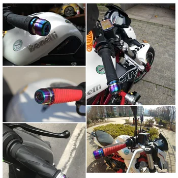 SPIRITUL ANIMAL Ghidon Motocicleta se Termină Capac Prindere Bara End Greutăți Universal se Ocupe de Biciclete Plug de Oțel Motor Echilibru Bloc ATV-uri