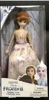 28cm2020 NOU Disney Frozen 2 Snow Queen Elsa Printesa Anna de Acțiune Figura PVC Anime Papusa Figurine de Jucarie pentru copii Ziua de nastere cutie de Cadou