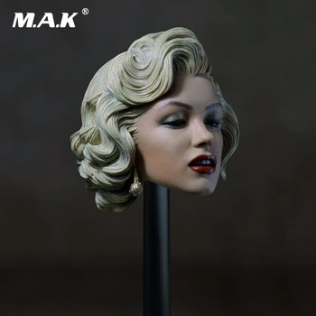 1:6 Scala Cap de Femeie Marilyn Monroe Europa de Frumusete Cap de Sculptură Model Domnii Preferă Cap de Femeie pentru 12 Inch Figura Corpului