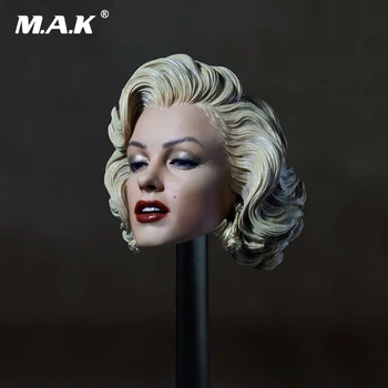 1:6 Scala Cap de Femeie Marilyn Monroe Europa de Frumusete Cap de Sculptură Model Domnii Preferă Cap de Femeie pentru 12 Inch Figura Corpului