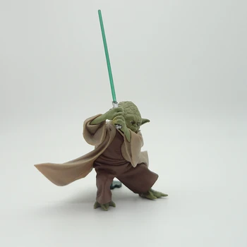 Noi 13cm Star Wars Yoda, Darth Vader figurina Jucarie Maestrul Yoda Cu Sabia Pvc Model de Colectare de Jucării Pentru Copiii Baiat Cadou de Ziua de nastere