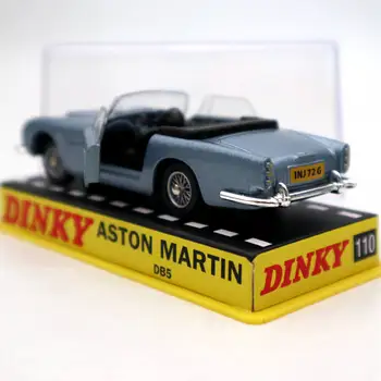 Atlas 1:43 Dinky toys 110 Aston Martin Albastru turnat sub presiune Modele de Colectare mașină Cadou