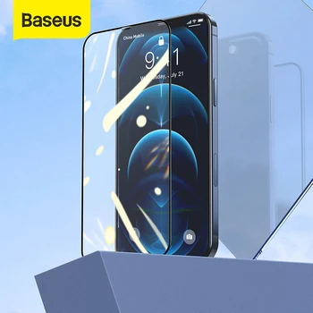 Baseus 2 buc Protectie din Sticla Temperata pentru iPhone 12 pro 12 pro Max Anti-Blue Ray Pahar Plin cu Acoperire Ecran Protector de Sticlă