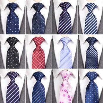 Mens Legături Formale de Afaceri 8cm Jacquard Cravata Clasic Casual, rochii de Mireasa de Moda Papion Cadouri pentru Bărbați Tricou Accesorii