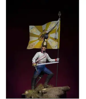 1/24 75MM ancient warrior Prince Austerlitz 75 mm Rășină figura truse Model in Miniatura gk Unassembly Nevopsite