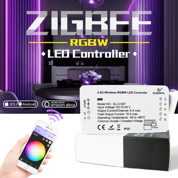 Zigbee smart home automation multi-funcția de schimbare a culorii rgb controller sistem home inteligent rgbw zigbee 3.0 controler