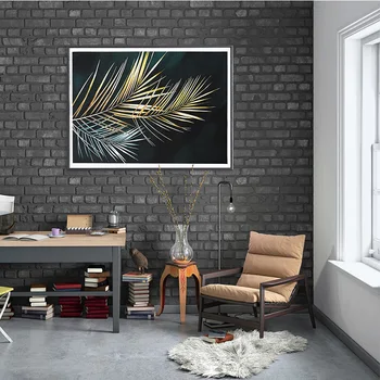 50*70cm Abstract de Aur Panza Pictura Frunzele Plantelor Imagine Poster de Perete Stil Modern Print Pictura Arta de Decorare Camera de zi