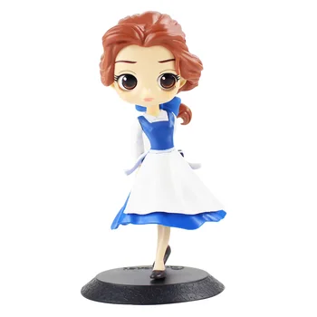 Anime Q Posket figurina Sirena Alba ca Zapada, Belle PVC Jucarii Model Q Ver. Păpuși printesa Cadou pentru Copii