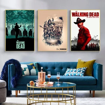 The Walking Dead Serialul Tv Show Panza Pictura, Postere, Printuri Poze De Perete Decorativ Decor Acasă