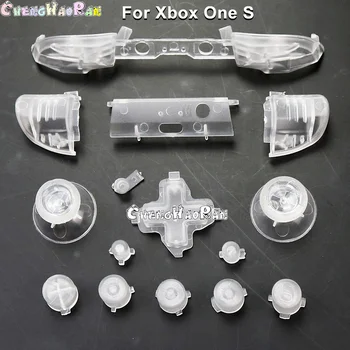 1set 19Color Solid de Placare RB LB Bara RT LT Butoane de Declanșare Mod Kit pentru Microsoft Xbox One S Slim Controler Analog Stick Dpad