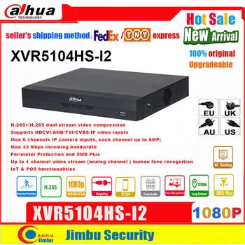 Dahua XVR 1080P XVR5104HS-I2 4 Canale Penta-brid 5M-N/1080P Compact 1U WizSense Digital Video Recorder SMD Plus H. 265+